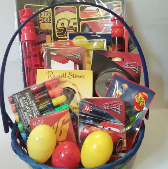Lightening McQueen Easter Basket - Picture 3 of 4